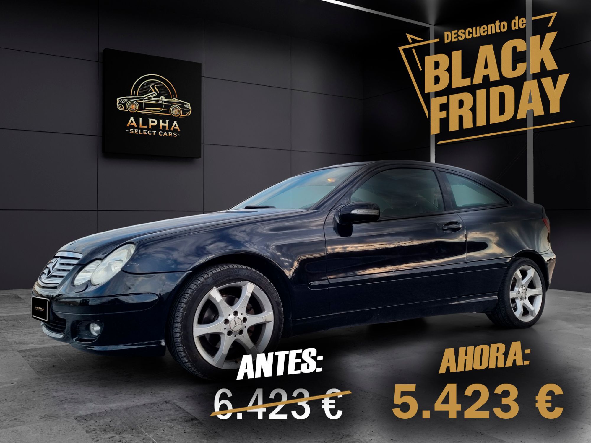 MERCEDES Clase C (C Sportcoupé 200CDI Sport Edition) en Madrid