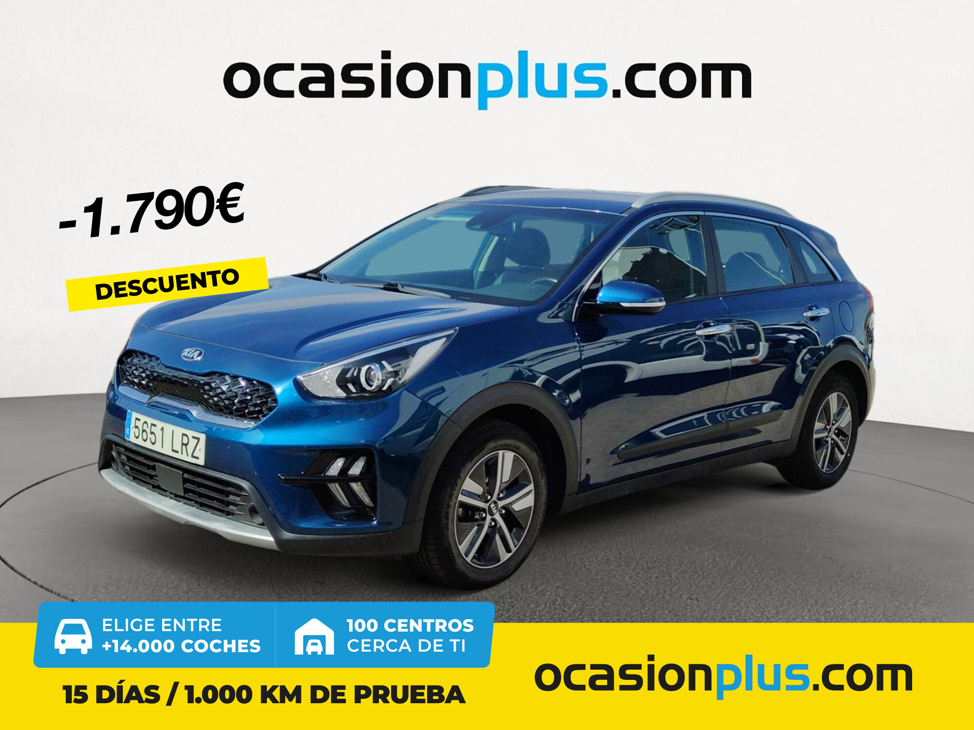 KIA Niro (1.6 GDi HEV Híbrido Drive 104 kW (141 CV)) en Madrid