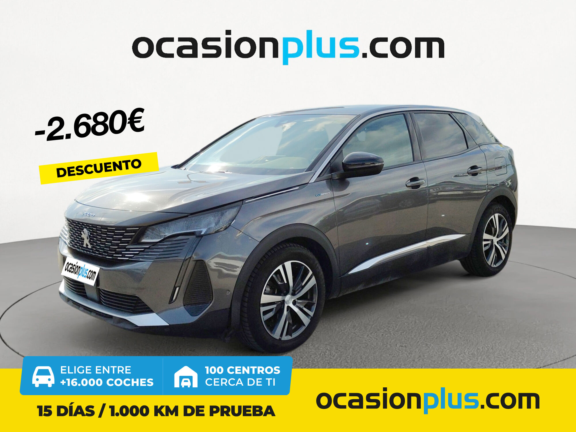 PEUGEOT 3008 (Hybrid 300 Allure Pack e-EAT8 221 kW (300 CV)) en Madrid