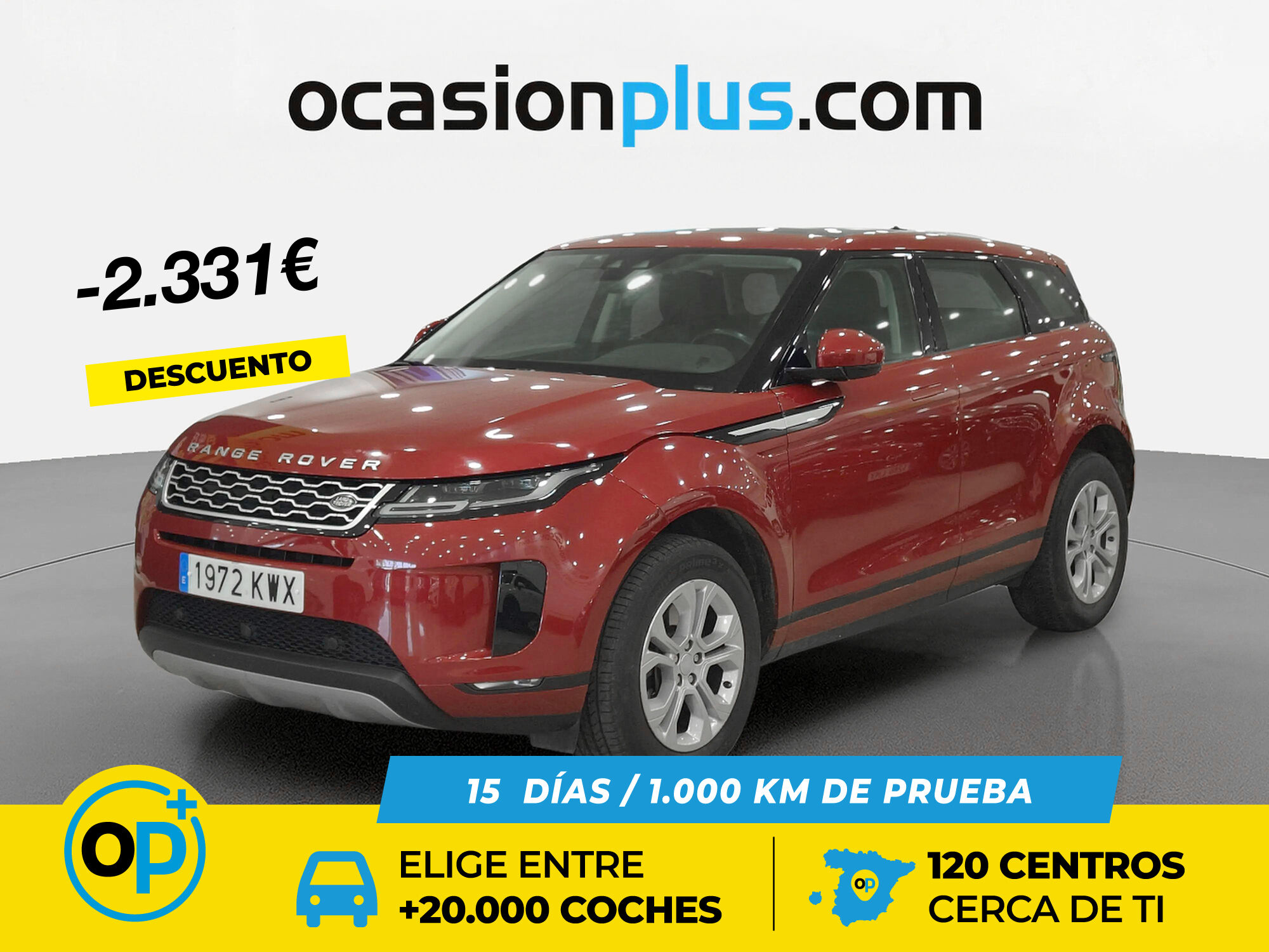 LAND ROVER Range Rover Evoque (D150 S 4WD Auto 110 kW (150 CV)) en Madrid