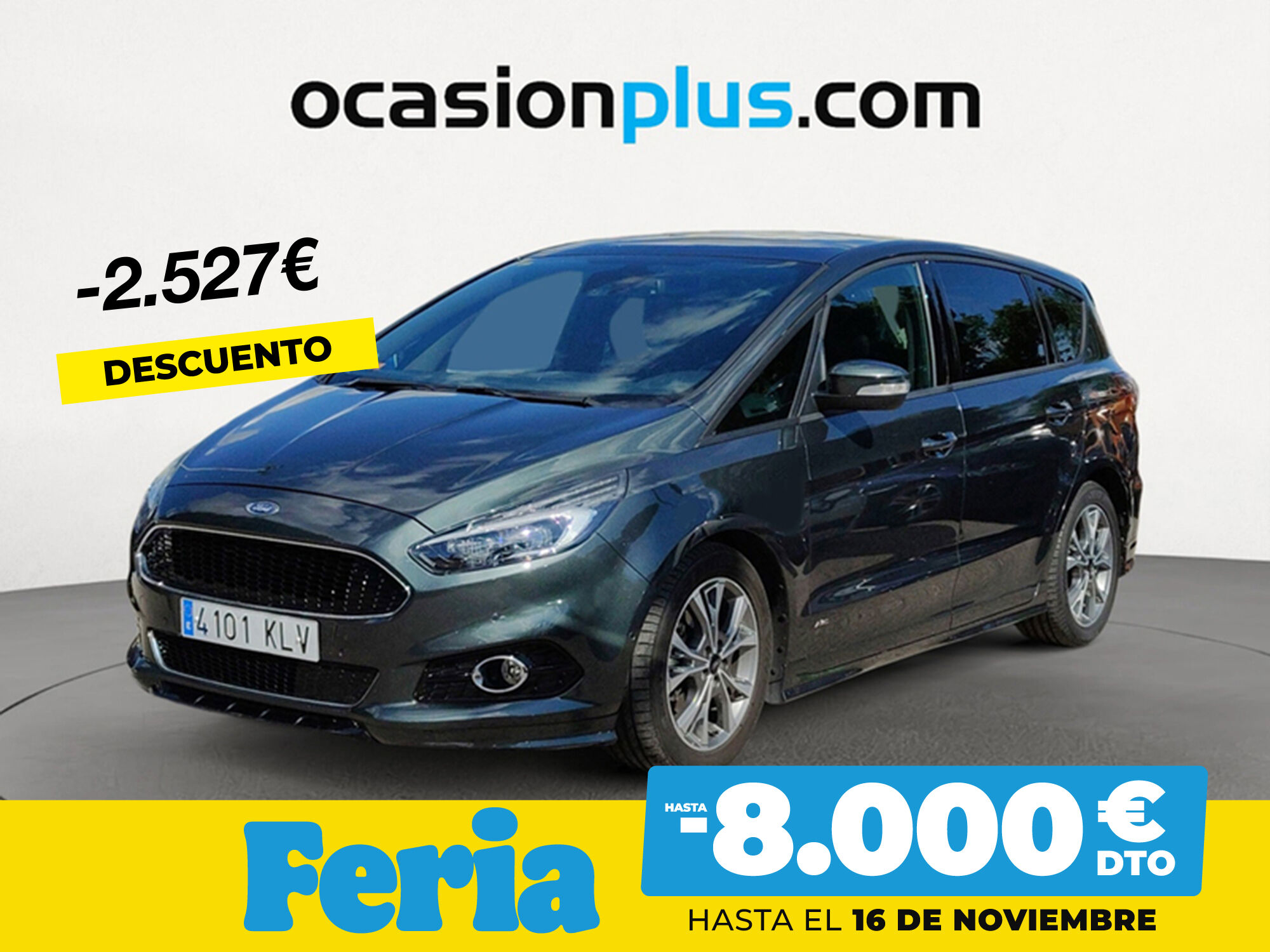 FORD S-Max (2.0 TDCI ST-Line PowerShift 132 kW (180 CV)) en Madrid