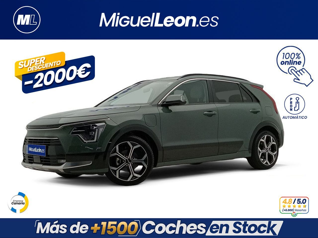 KIA Niro (1.6 GDi PHEV 135kW (183CV) Drive) en Palmas, Las