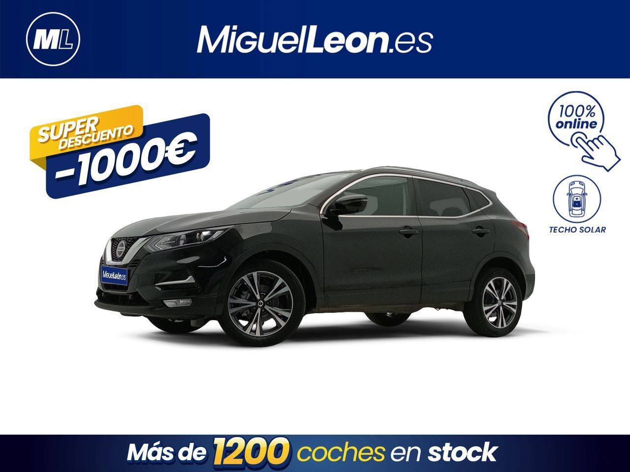 NISSAN Qashqai (DIG-T 103 kW (140 CV) E6D N-CONNECTA) en Palmas, Las