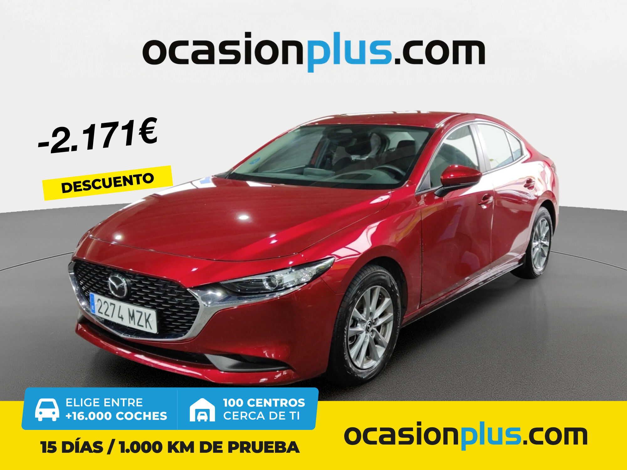 MAZDA Mazda3 (2.5L E-SKY G MHEV Prime-line 103 kW (140 CV)) en Madrid