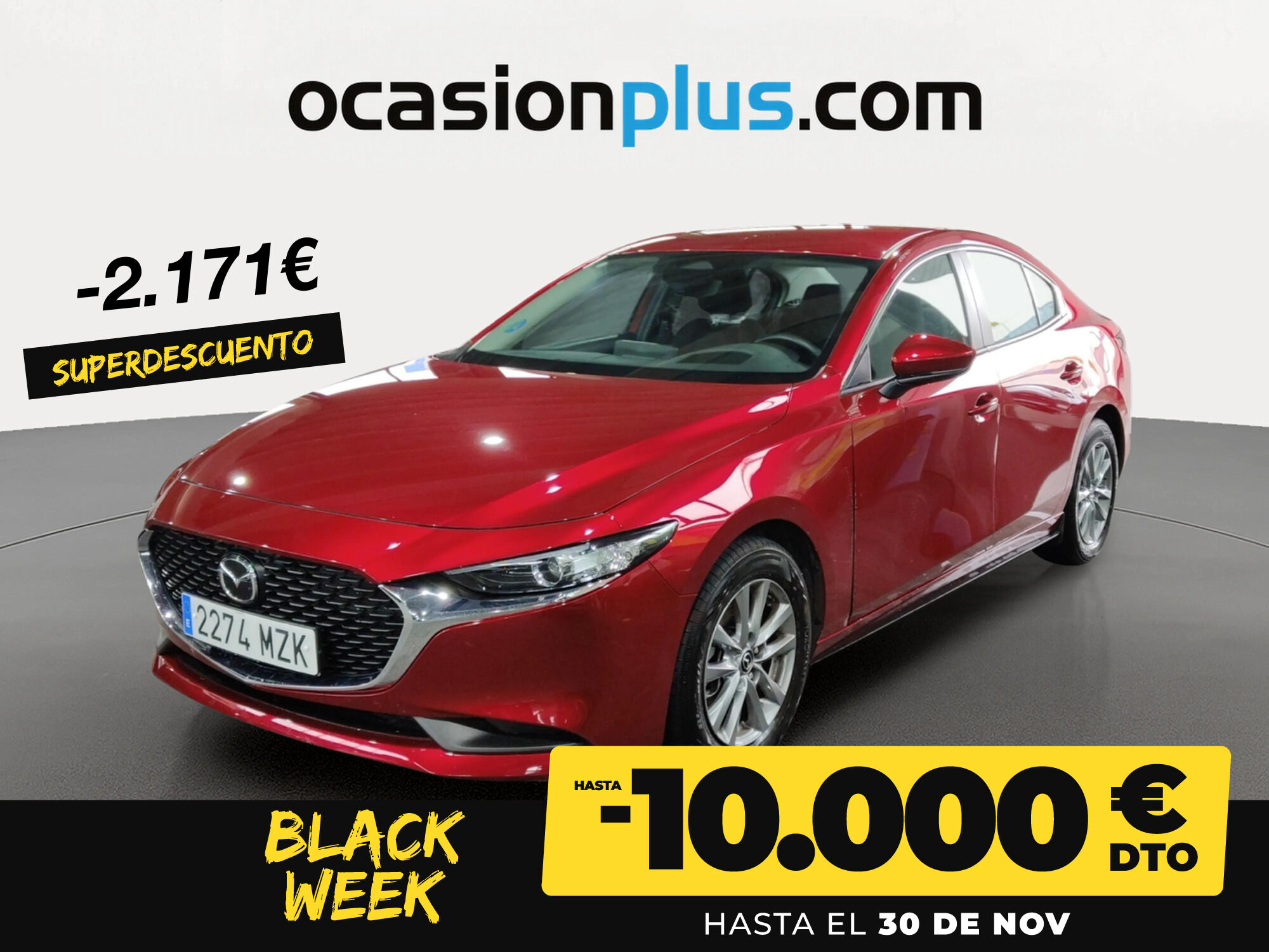 MAZDA Mazda3 (2.5L E-SKY G MHEV Prime-line 103 kW (140 CV)) en Madrid