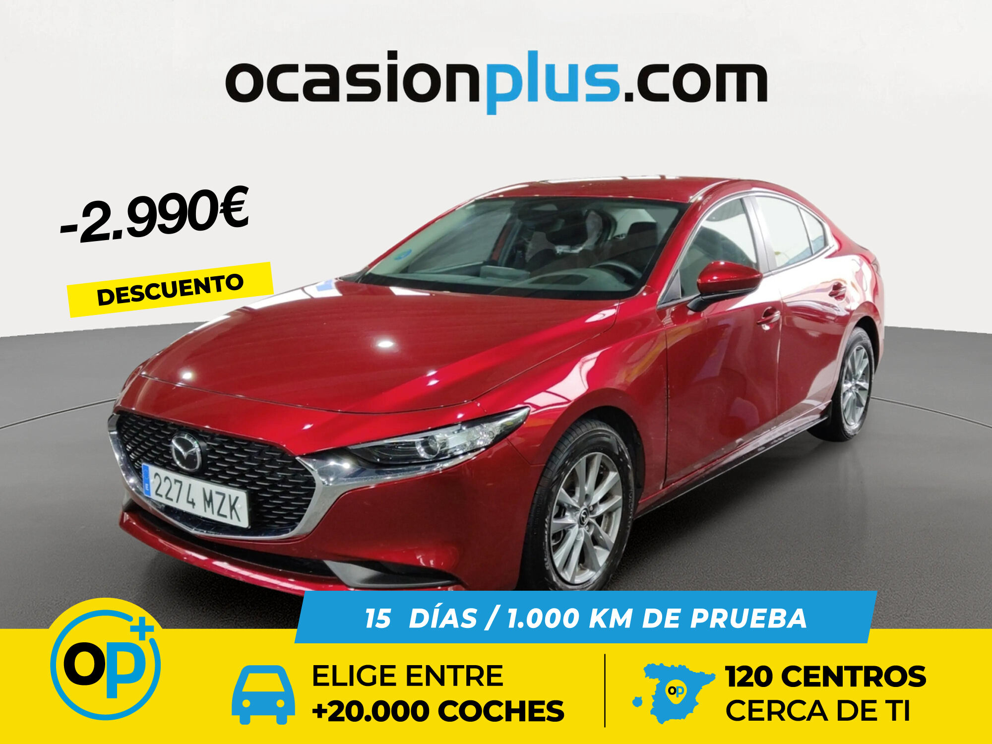 MAZDA Mazda3 (2.5L E-SKY G MHEV Prime-line 103 kW (140 CV)) en Madrid