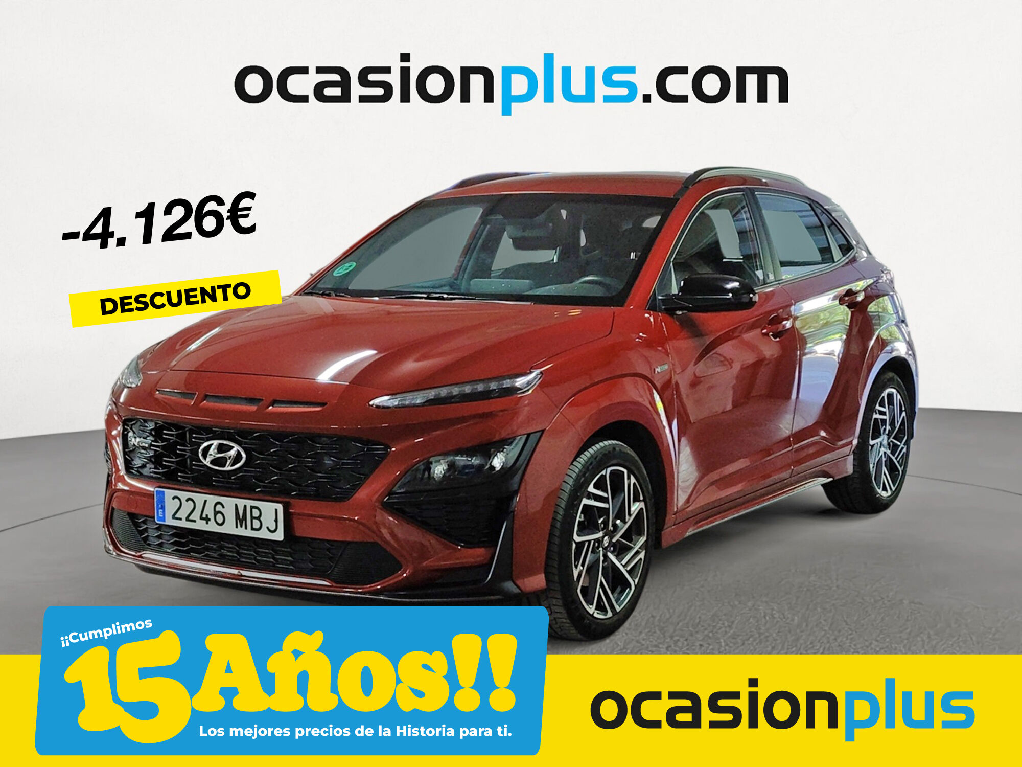 HYUNDAI Kona (1.0 TGDi N Line 30 Aniversario 4x2 88 kW (120 CV)) en Madrid