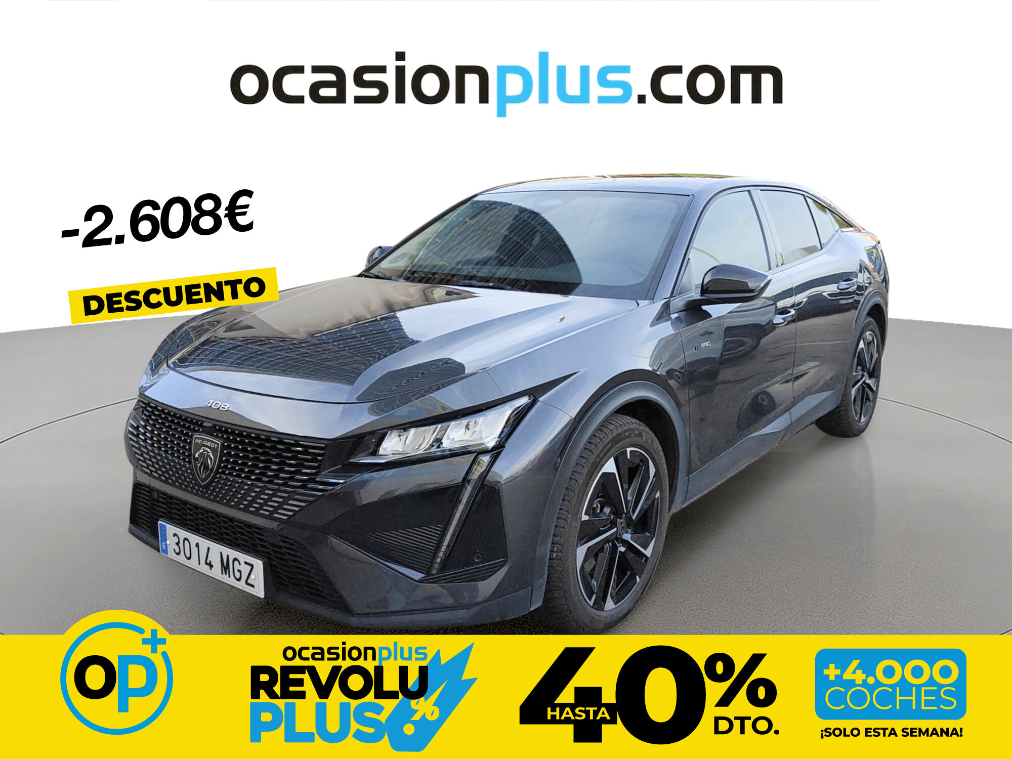 Foto del PEUGEOT 408 Hybrid 180 Allure Pack e-EAT8