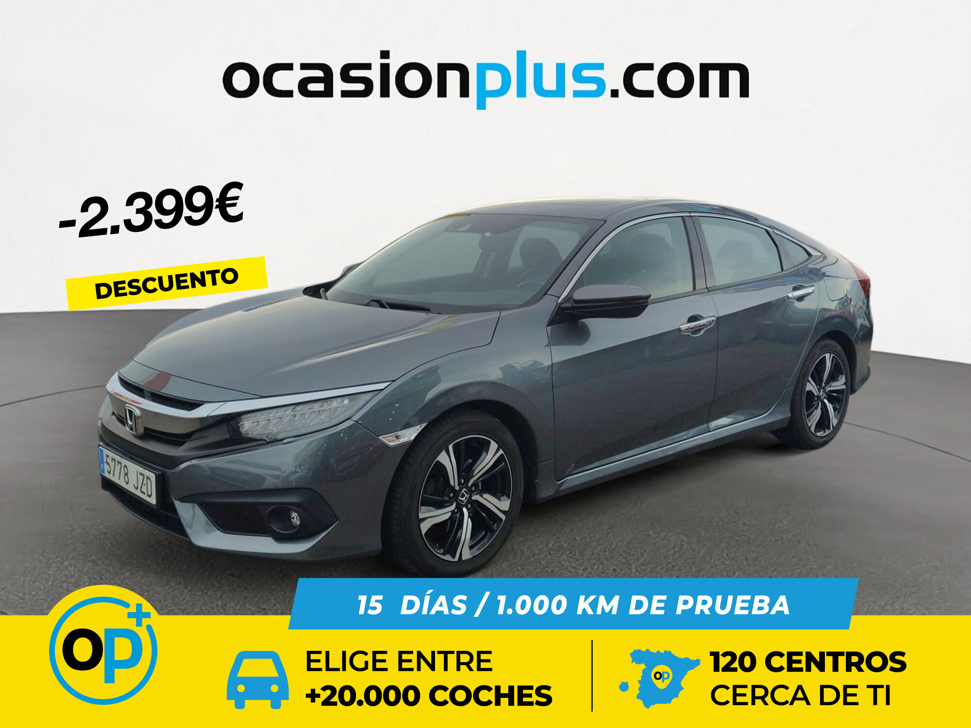 HONDA Civic (1.5 I-VTEC TURBO Executive 134 kW (182 CV)) en Madrid