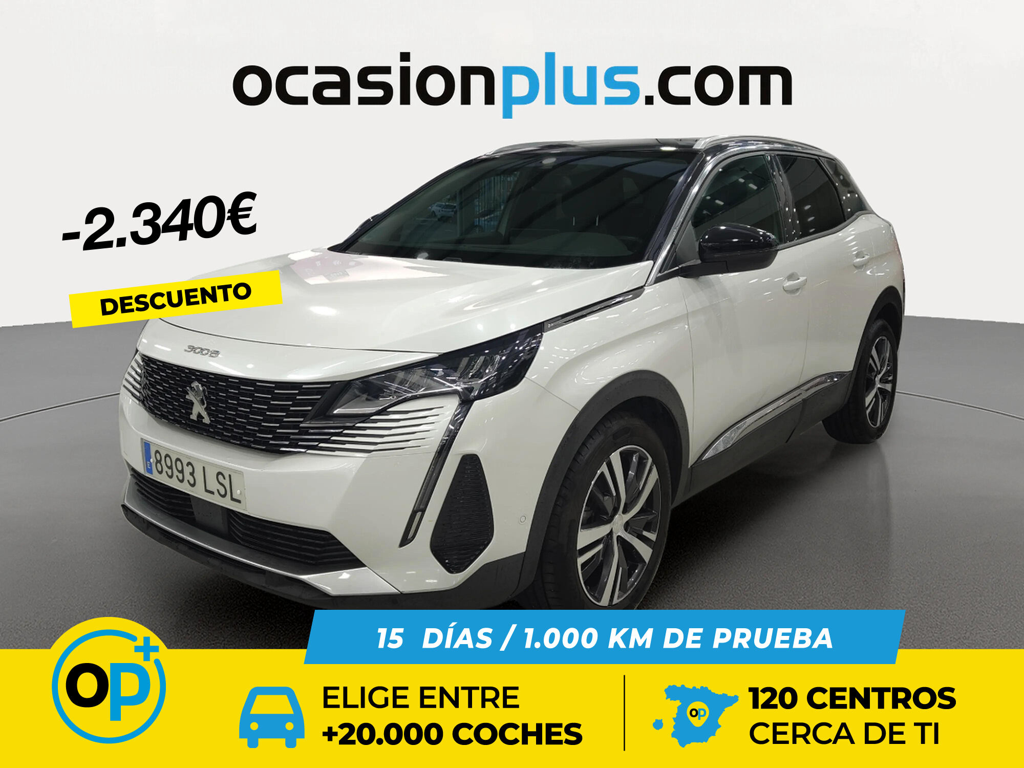 PEUGEOT 3008 (BlueHDi 130 S&S Allure Pack EAT8 96 kW (130 CV)) en Madrid