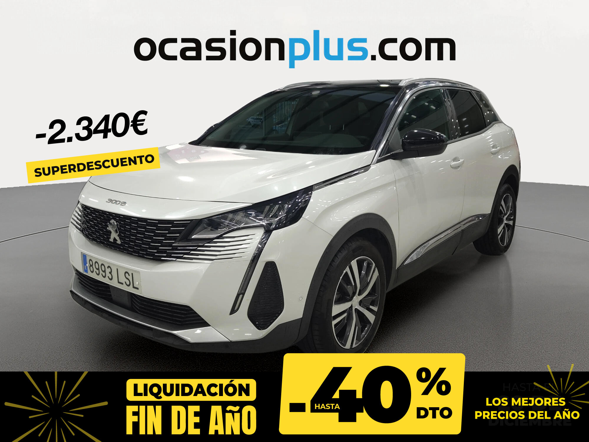 PEUGEOT 3008 (BlueHDi 130 S&S Allure Pack EAT8 96 kW (130 CV)) en Madrid
