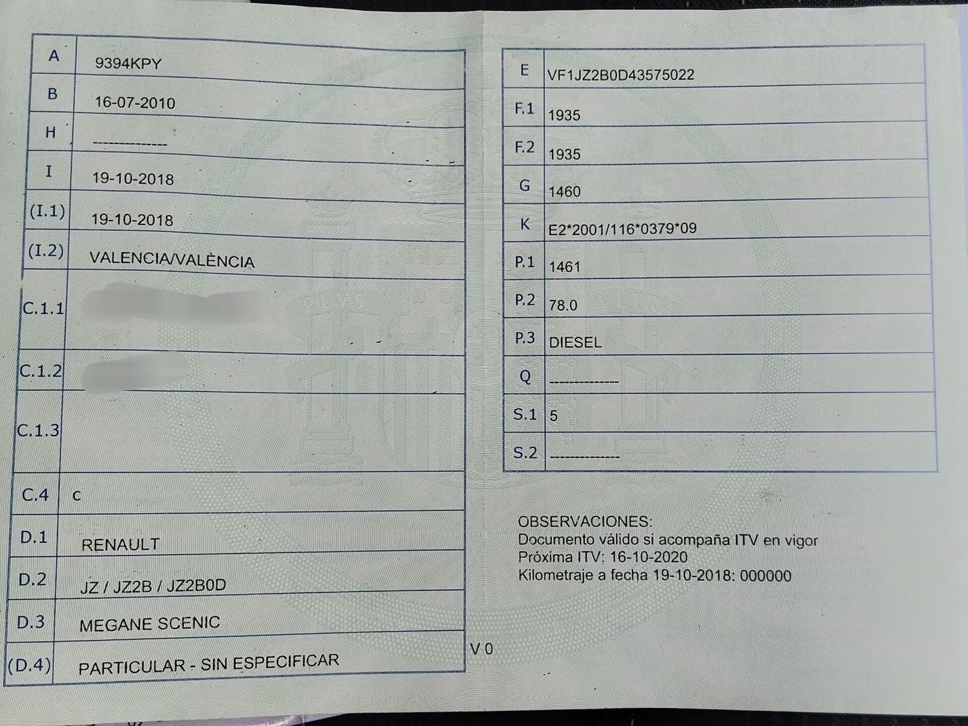 Imagen 1 de RENAULT Scenic