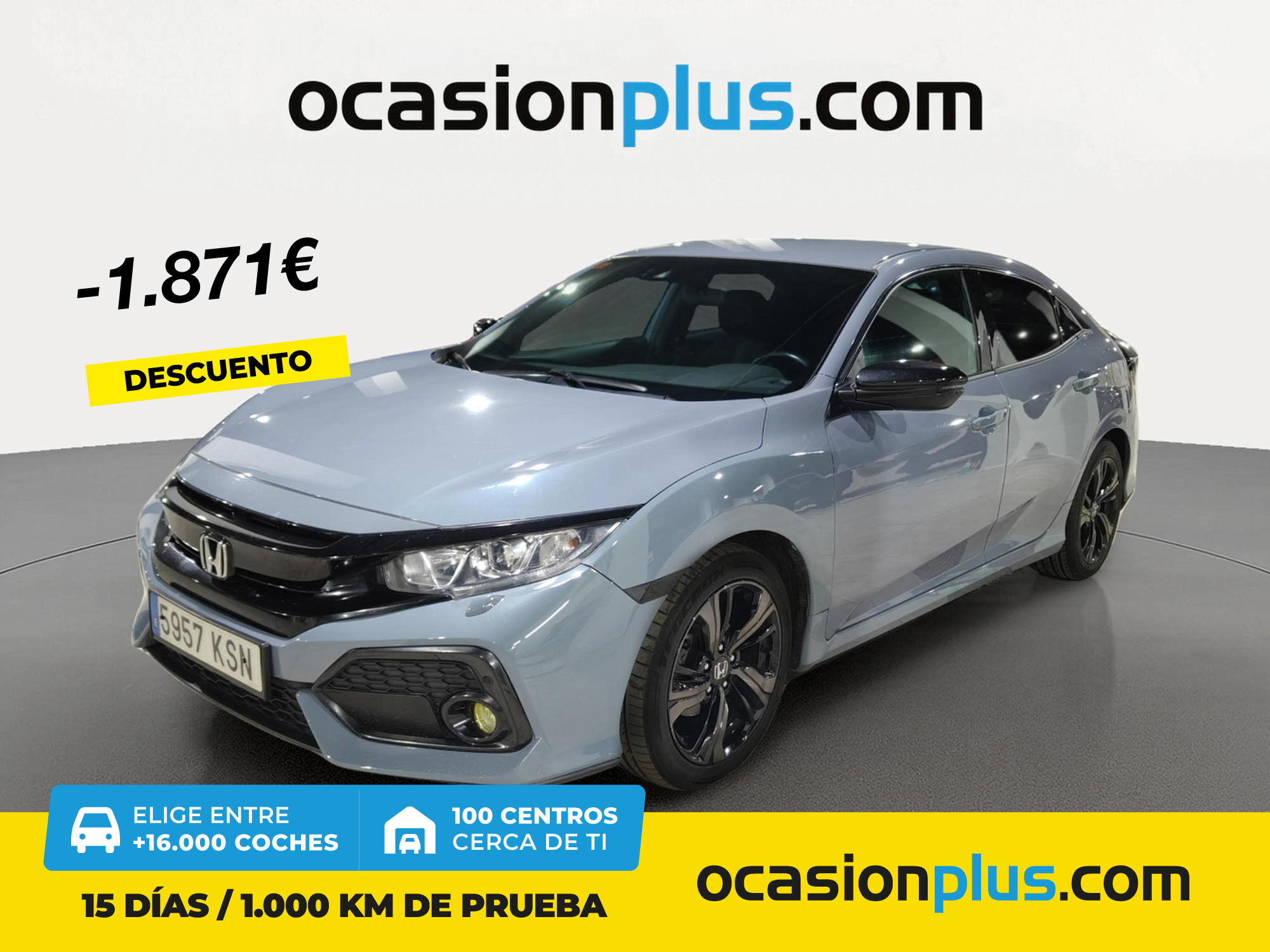HONDA Civic (1.0 I-VTEC TURBO Elegance 95 kW (129 CV)) en Madrid