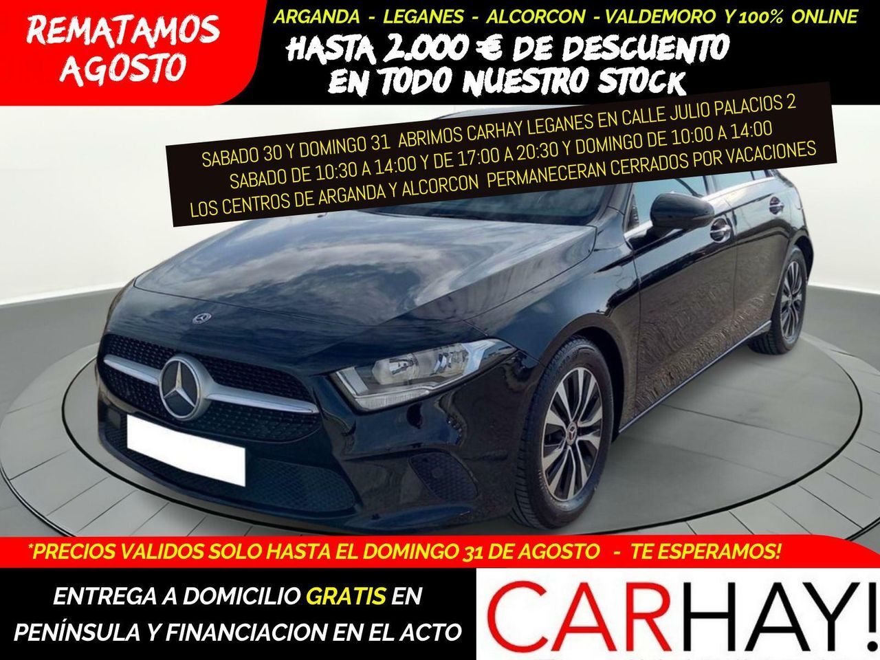 MERCEDES Clase A (180 D BUSINESS SOLUTION AUT) en Madrid
