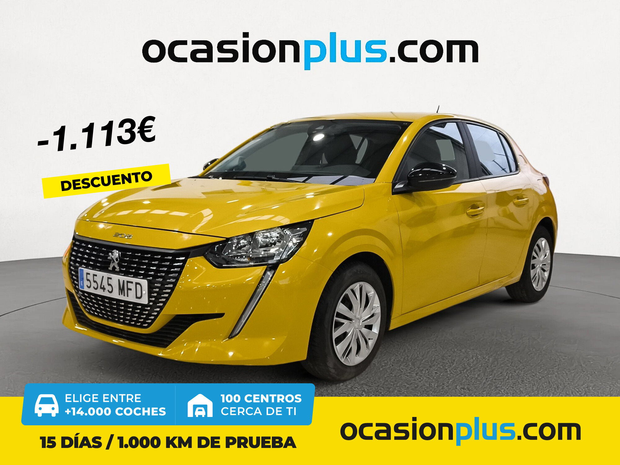 PEUGEOT 208 (PureTech 75 S&S Active 55 kW (75 CV)) en Madrid