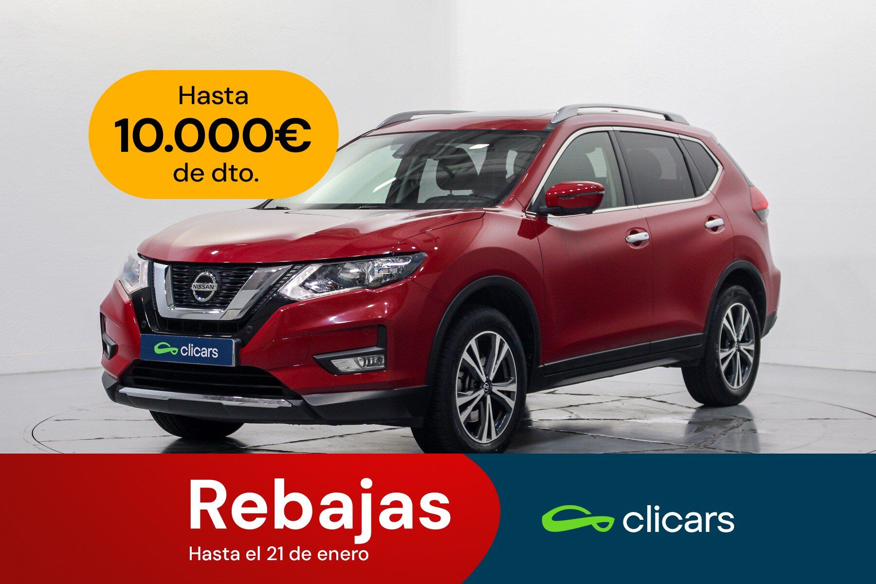 NISSAN X-Trail (X-Trail 1.7 dCi N-Connecta 4x2 CVT 7 pl.) en Madrid