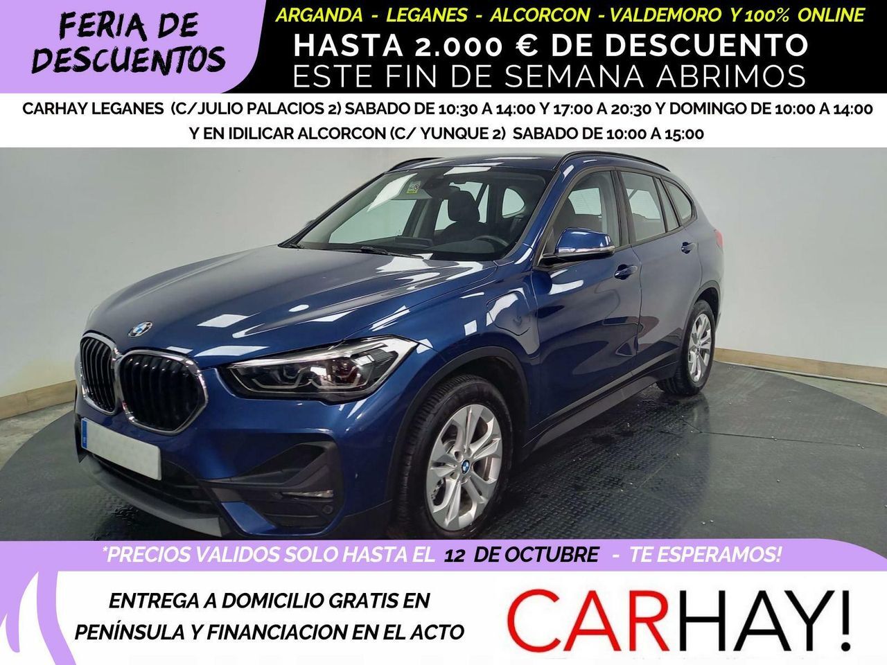 BMW X1 (1.5 XDRIVE25E Mirror Driving Assistant) en Madrid