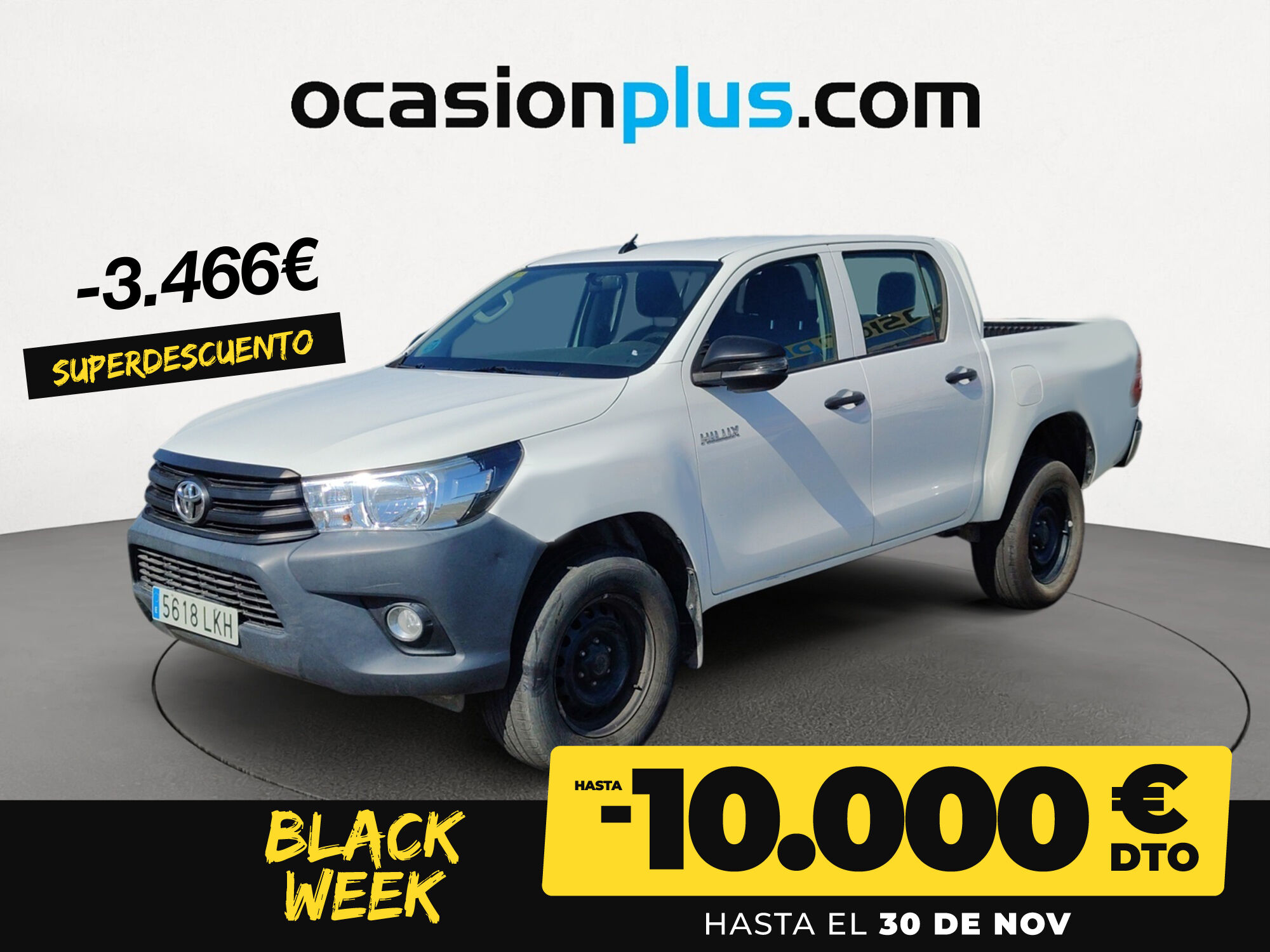 TOYOTA Hilux (2.4 D-4D Doble Cabina GX 110 kW (150 CV)) en Madrid
