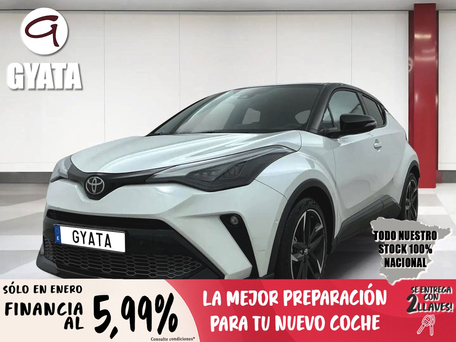 TOYOTA C-HR (180H GR Sport 135 kW (184 CV)) en Madrid