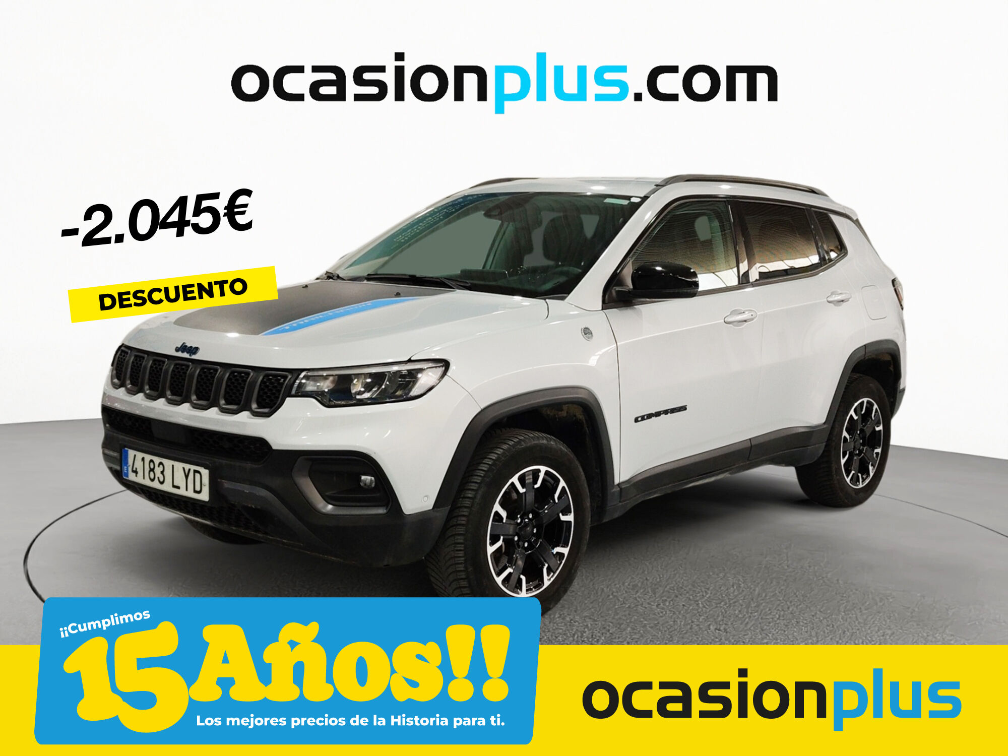 JEEP Compass (1.3 PHEV Trailhawk AWD AT 177 kW (240 CV)) en Madrid