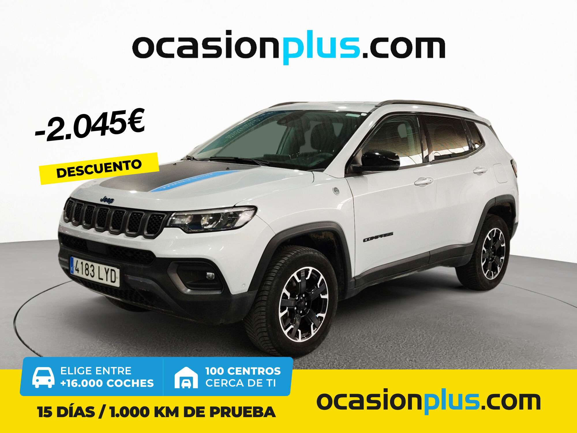 JEEP Compass (1.3 PHEV Trailhawk AWD AT 177 kW (240 CV)) en Madrid