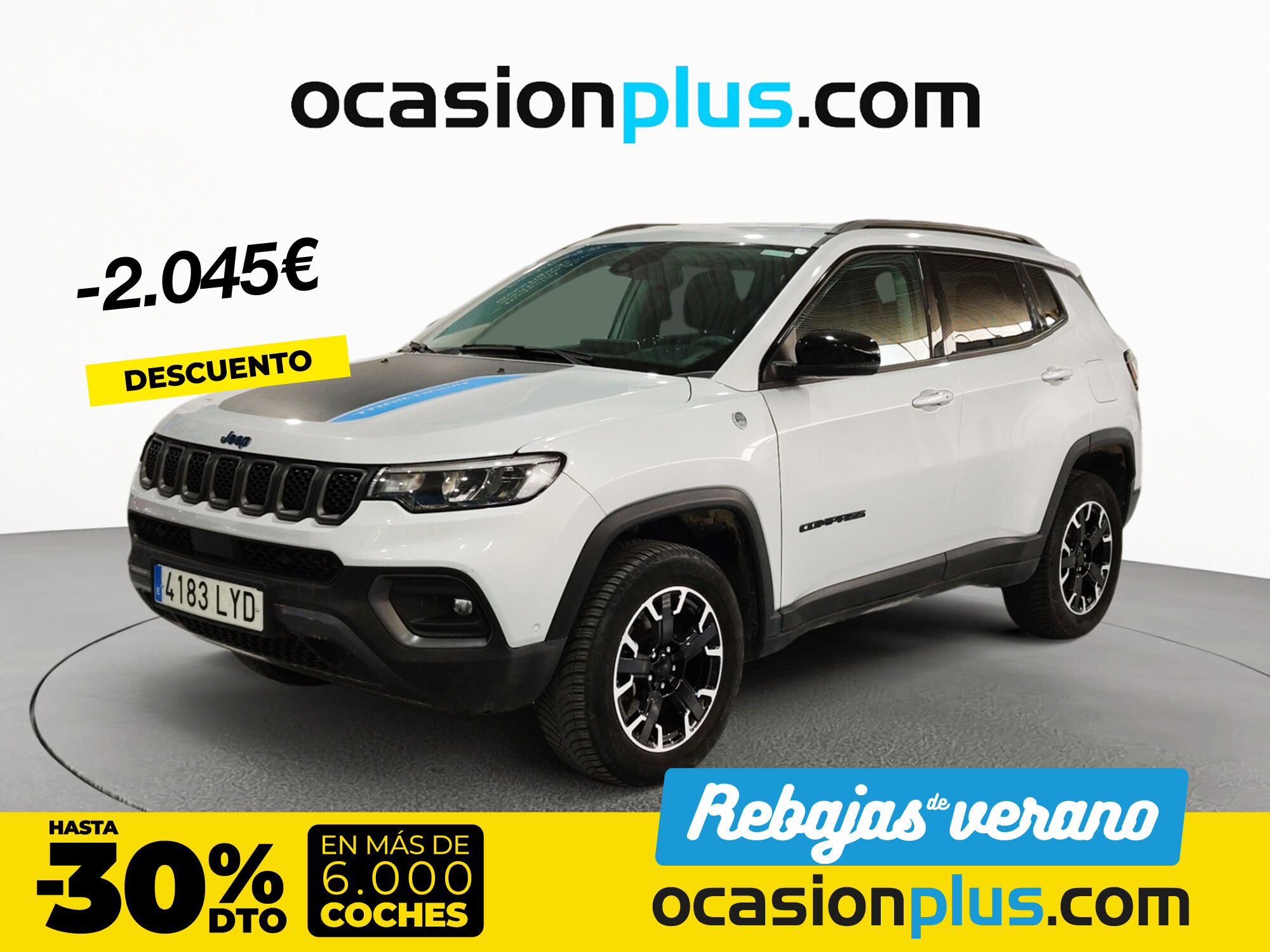 JEEP Compass (1.3 PHEV Trailhawk AWD AT 177 kW (240 CV)) en Madrid