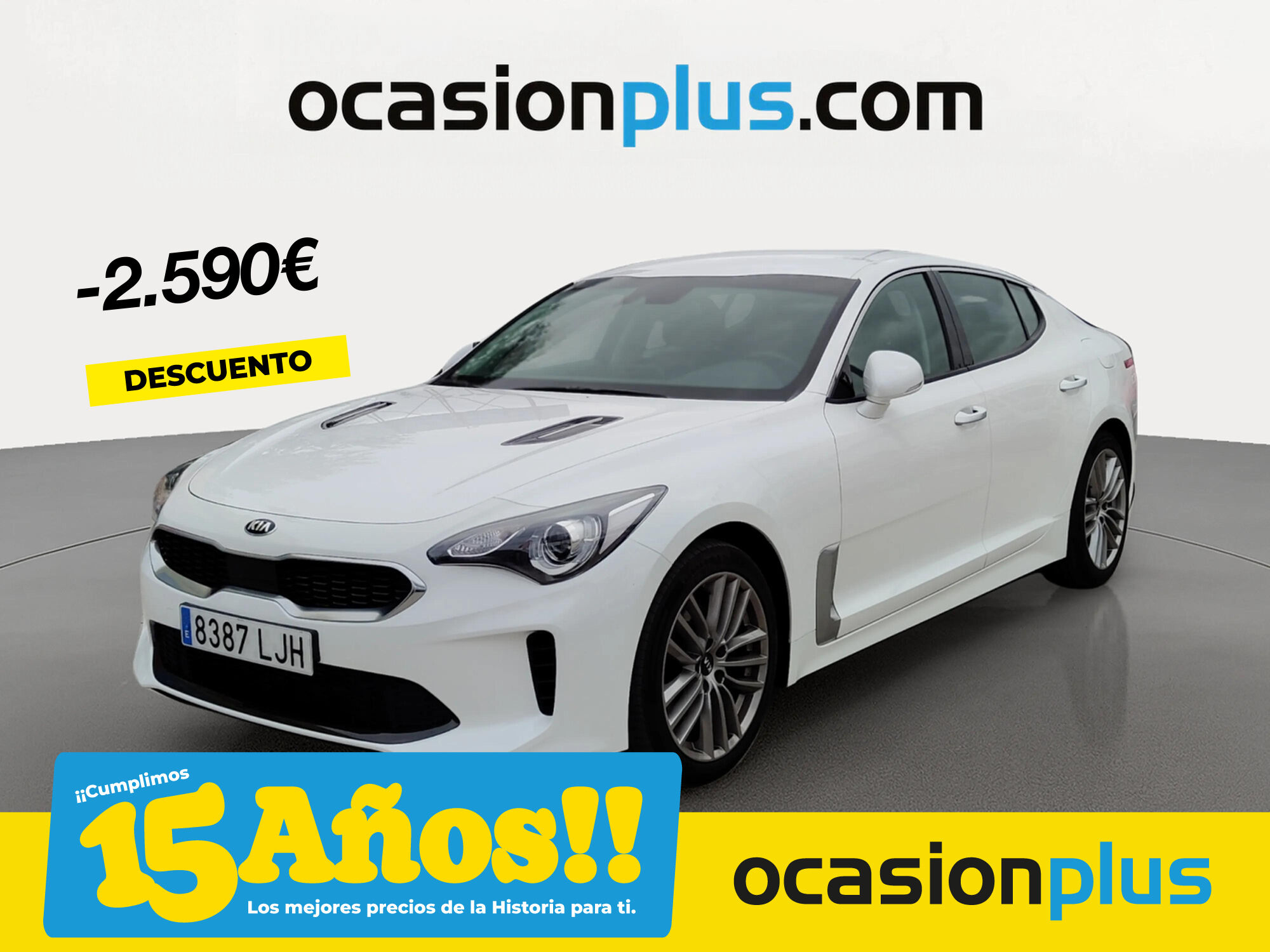 KIA Stinger (2.2 CRDi Style 4x2 Auto 147 kW (200 CV)) en Madrid