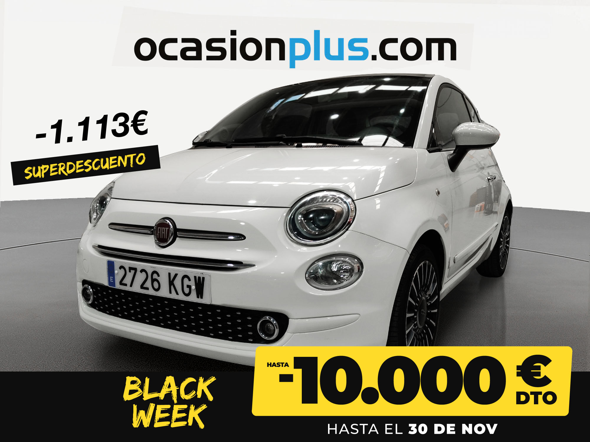 FIAT 500 (1.2 Híbrido GLP Lounge 51 kW (69 CV)) en Madrid