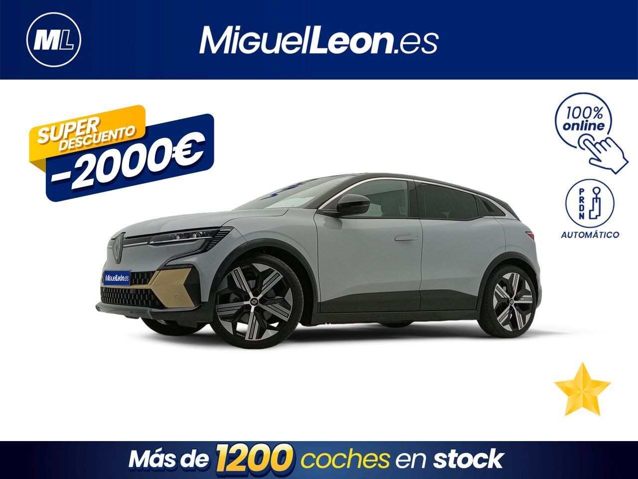 RENAULT Mégane (Iconic EV60 160kW (220CV) optimum ch.) en Palmas, Las