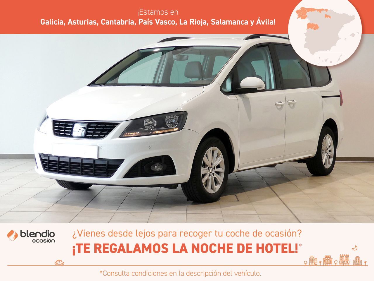 SEAT Alhambra (1.4 TSI S&S Reference) en Cantabria