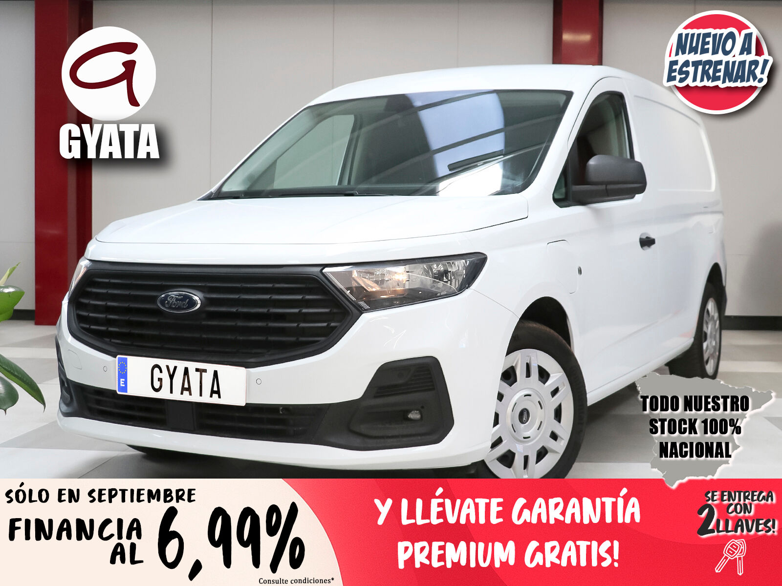 FORD Transit (Furgon 1.5 EcoBoost PHEV Trend L1 AT 110 kW (150 CV)) en Madr