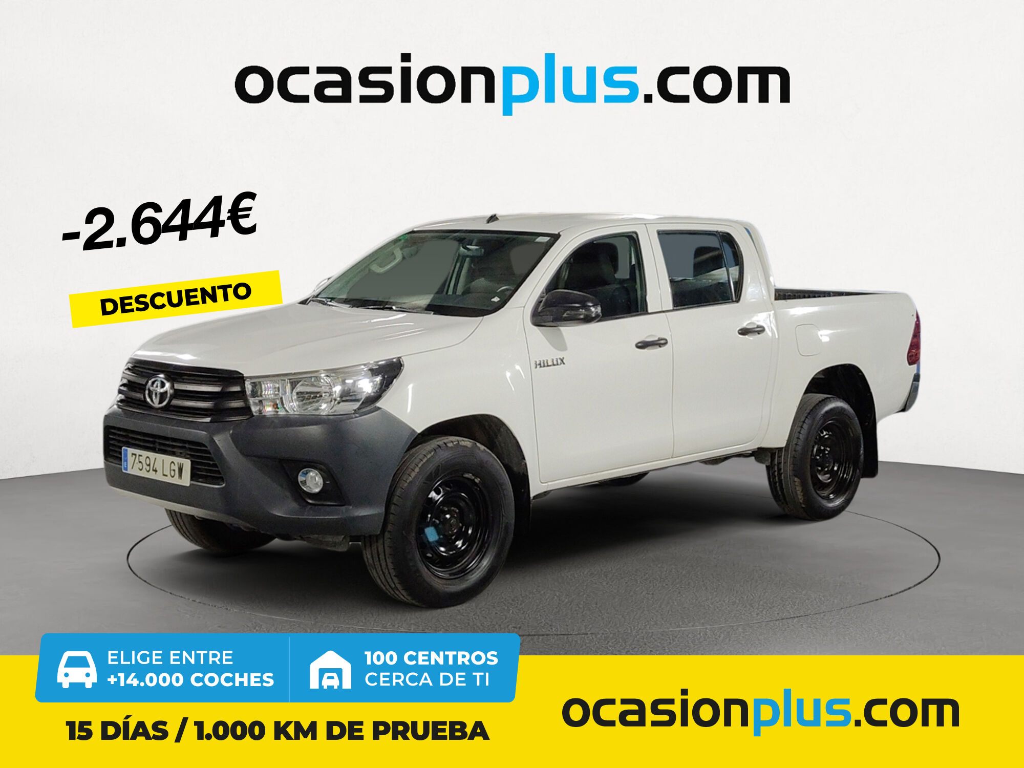 TOYOTA Hilux (2.4 D-4D Doble Cabina GX 110 kW (150 CV)) en Madrid