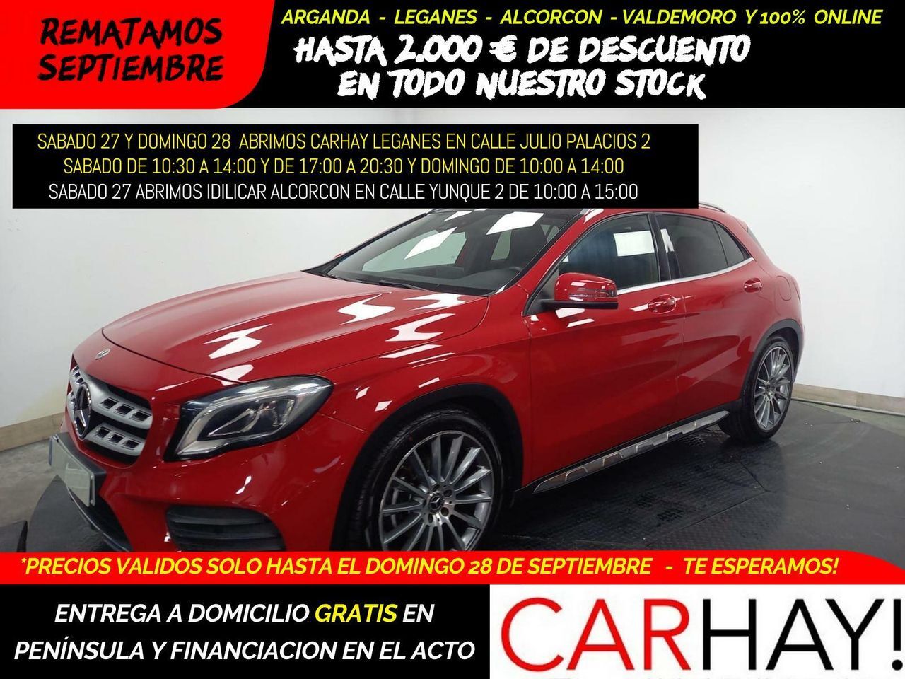 MERCEDES Clase GLA (200 CDI / D 2.1 AMG LINE 135CV MT6 E6) en Madrid
