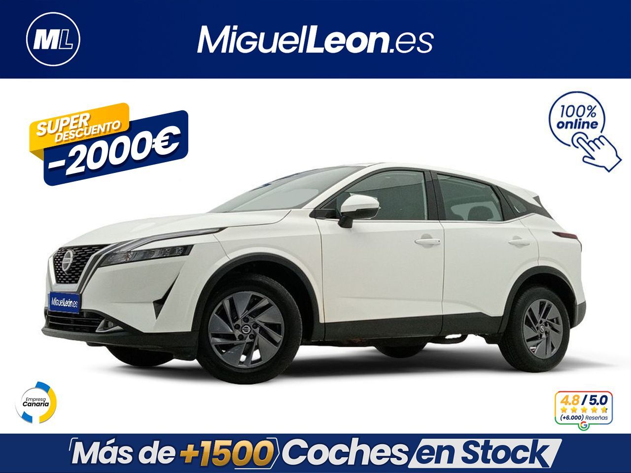 NISSAN Qashqai (DIG-T 103kW N-Connecta) en Palmas, Las