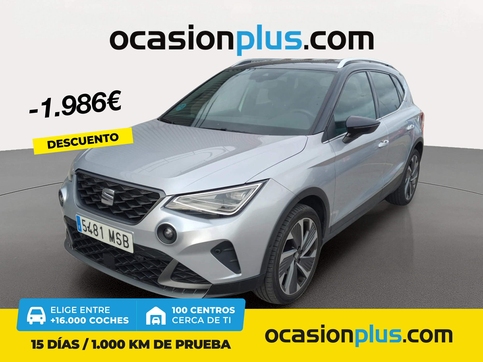 SEAT Arona (1.5 TSI FR XL DSG 110 kW (150 CV)) en Madrid