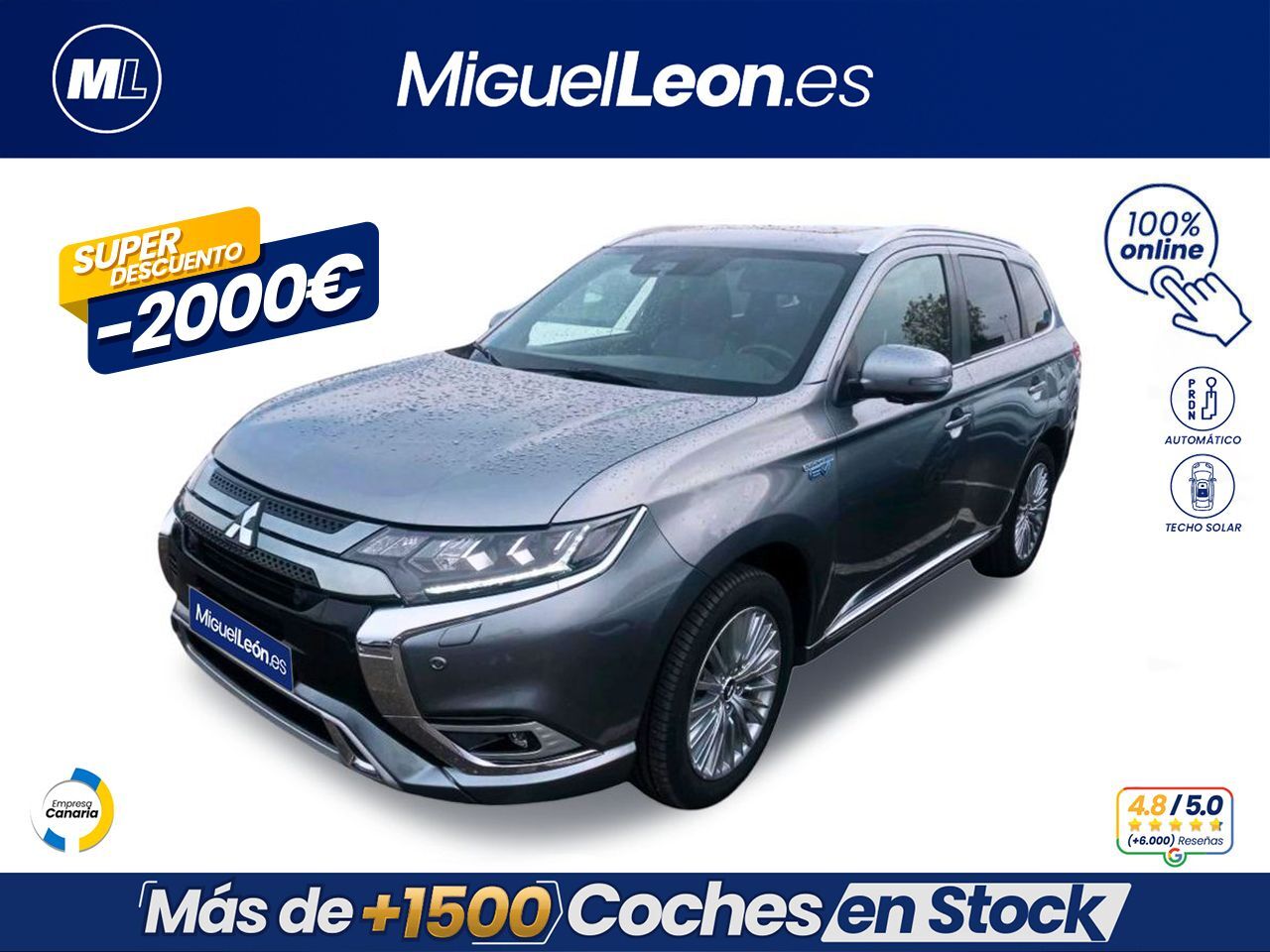 MITSUBISHI Outlander (2.4 PHEV Kaiteki+ Auto 4WD) en Palmas, Las