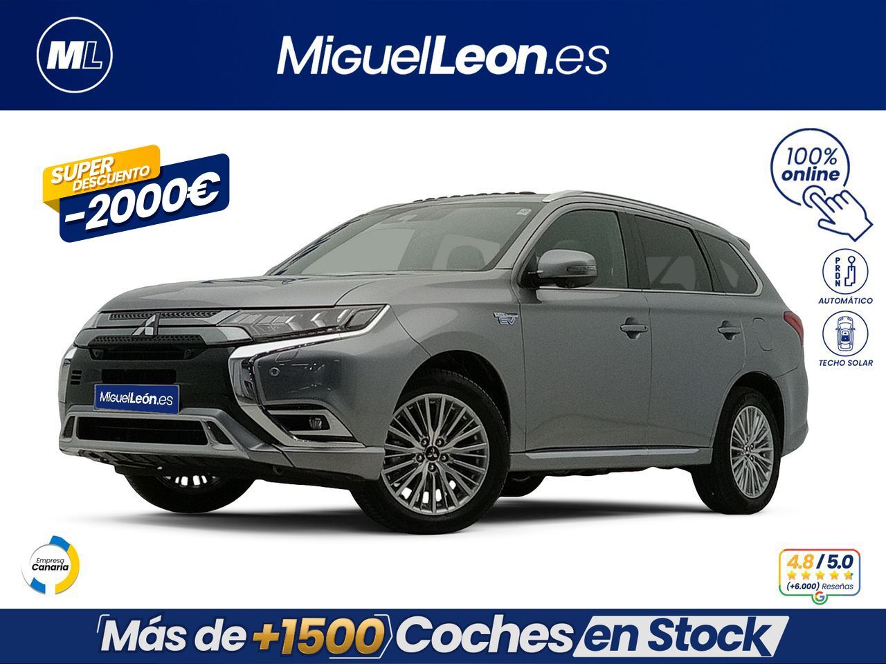 MITSUBISHI Outlander (2.4 PHEV Kaiteki+ Auto 4WD) en Palmas, Las
