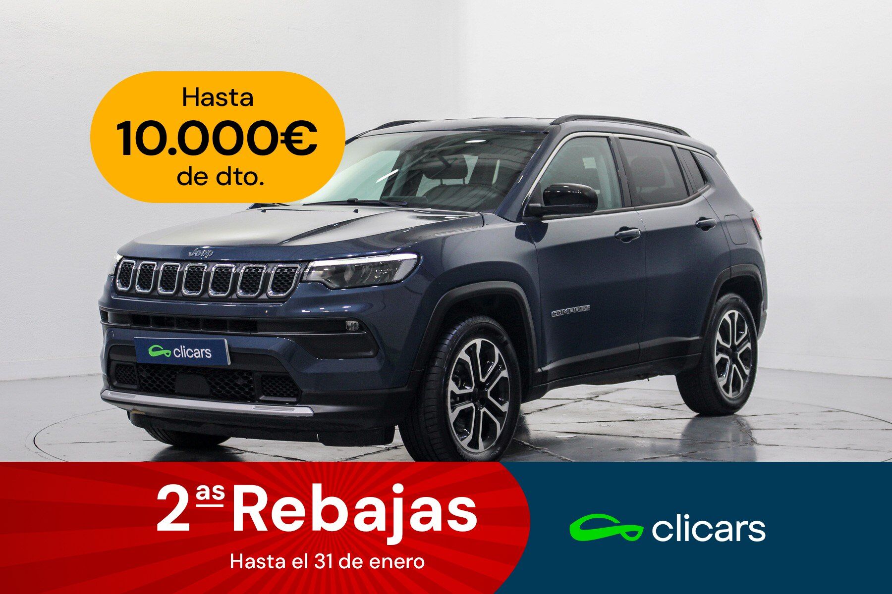 JEEP Compass (Compass 1.3 PHEV Limited EAWD Aut. 190) en Madrid