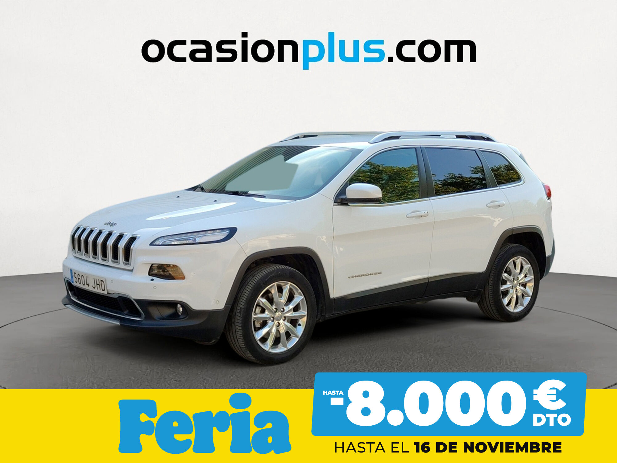 JEEP Cherokee (2.2 CRD Limited 4x4 Auto Act. D.I 147 kW (200 CV)) en Madrid