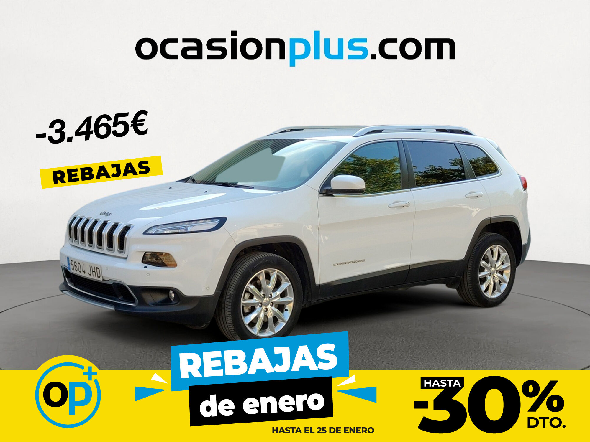 JEEP Cherokee (2.2 CRD Limited 4x4 Auto Act. D.I 147 kW (200 CV)) en Madrid