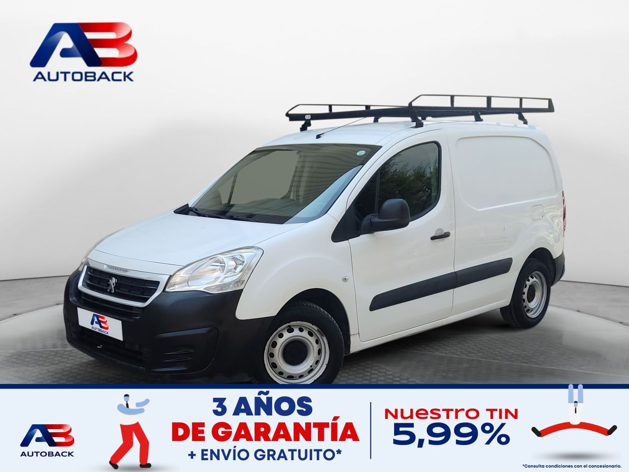 PEUGEOT Partner (Furgón Confort L1 1.6 BlueHDi 55KW (75) 3 Puertas) en Madr