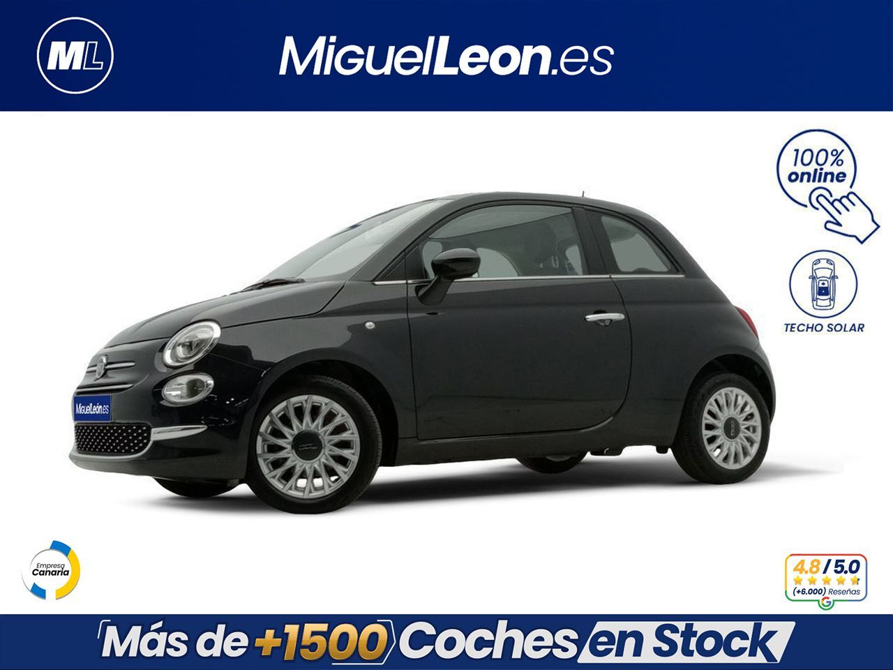 FIAT 500 (Dolcevita 1.0 Hybrid 52KW (70 CV)) en Palmas, Las