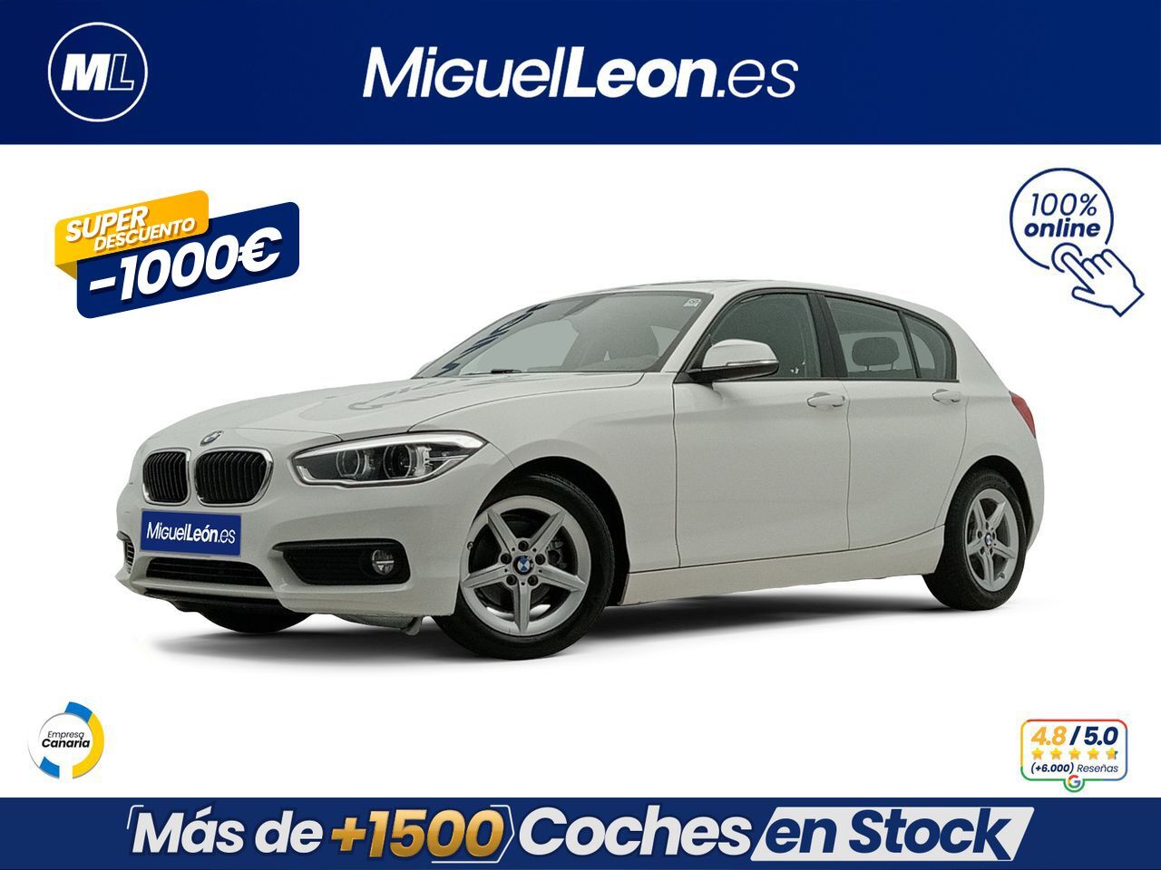 BMW Serie 1 (116d EfficientDynamics) en Palmas, Las