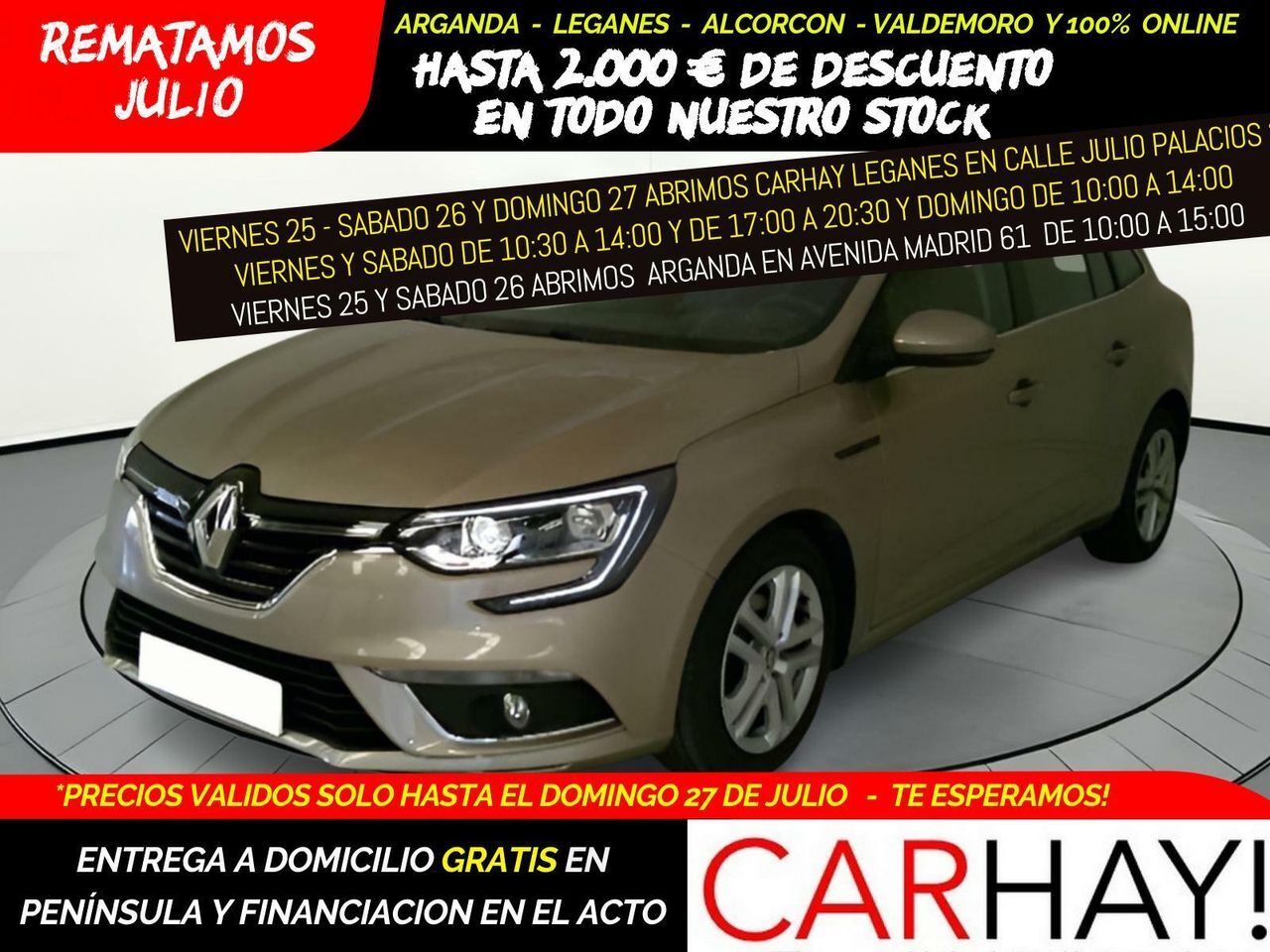 RENAULT Mégane (S.T. BUSINESS BLUE DCI 85KW (115CV)) en Madrid