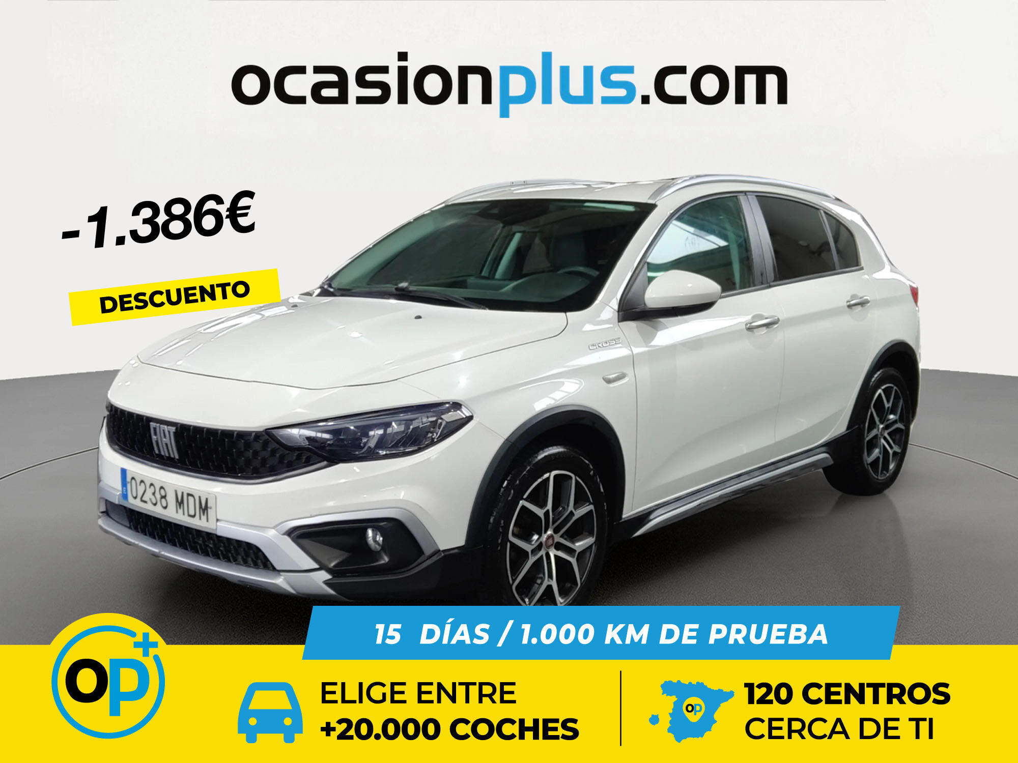 FIAT Tipo (1.5 Hybrid Cross DCT 97 kW (130 CV)) en Madrid
