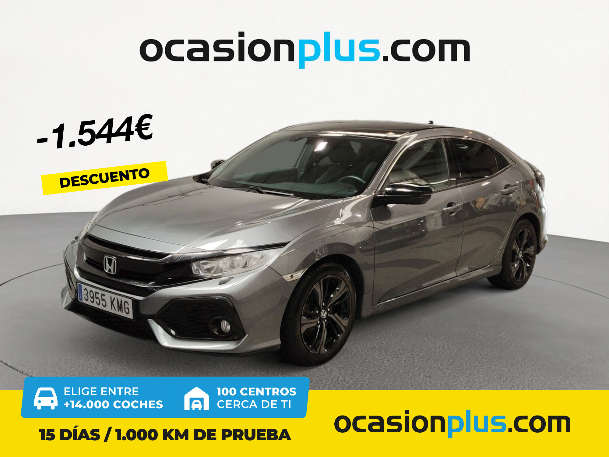 HONDA Civic (1.6 i-DTEC Elegance Navi 88 kW (120 CV)) en Madrid