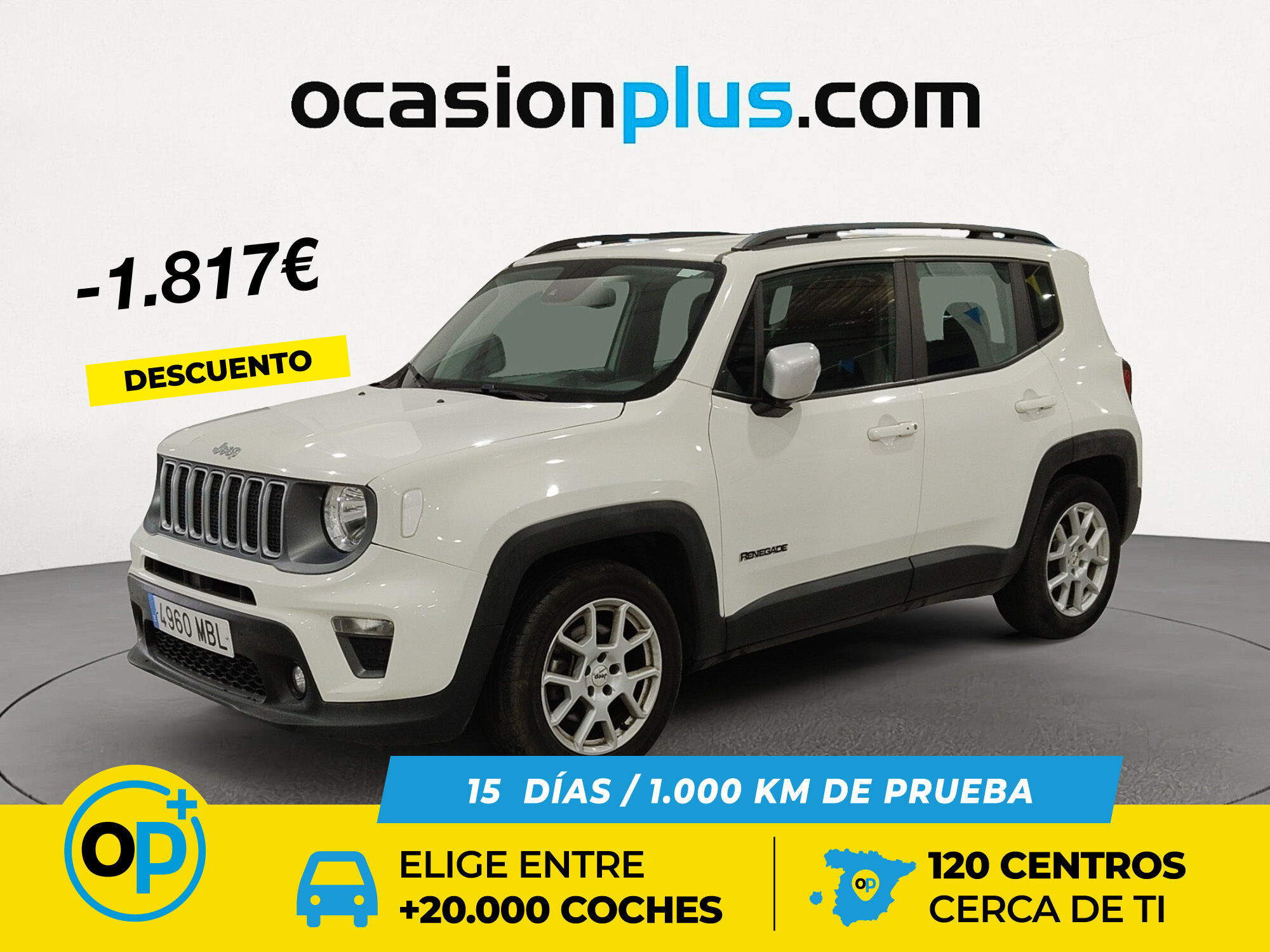 JEEP Renegade (eHybrid 1.5 Limited ATX 96 kW (130 CV)) en Madrid