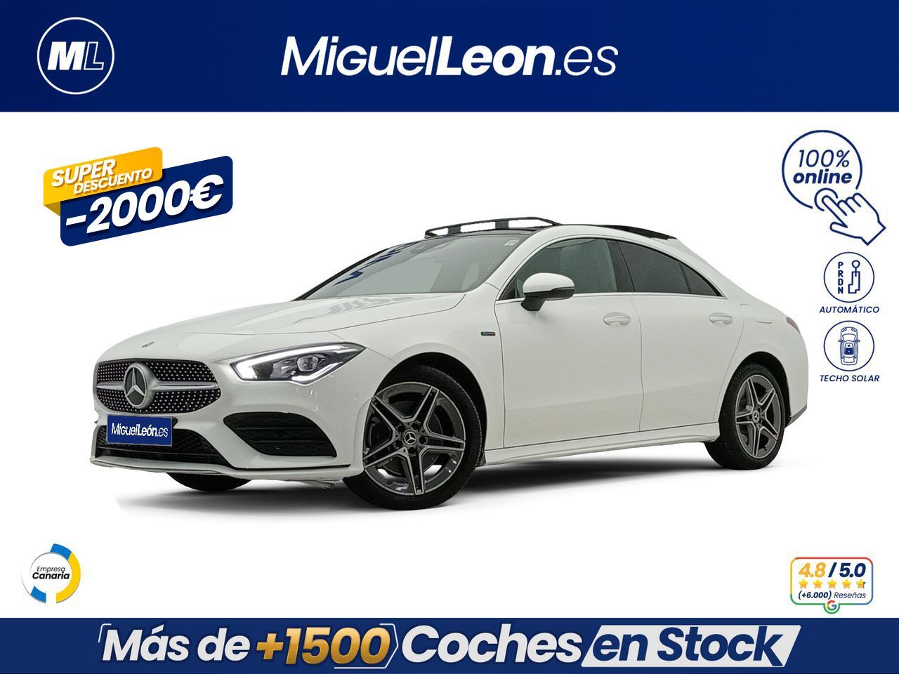 MERCEDES Clase CLA (CLA 250 e) en Palmas, Las
