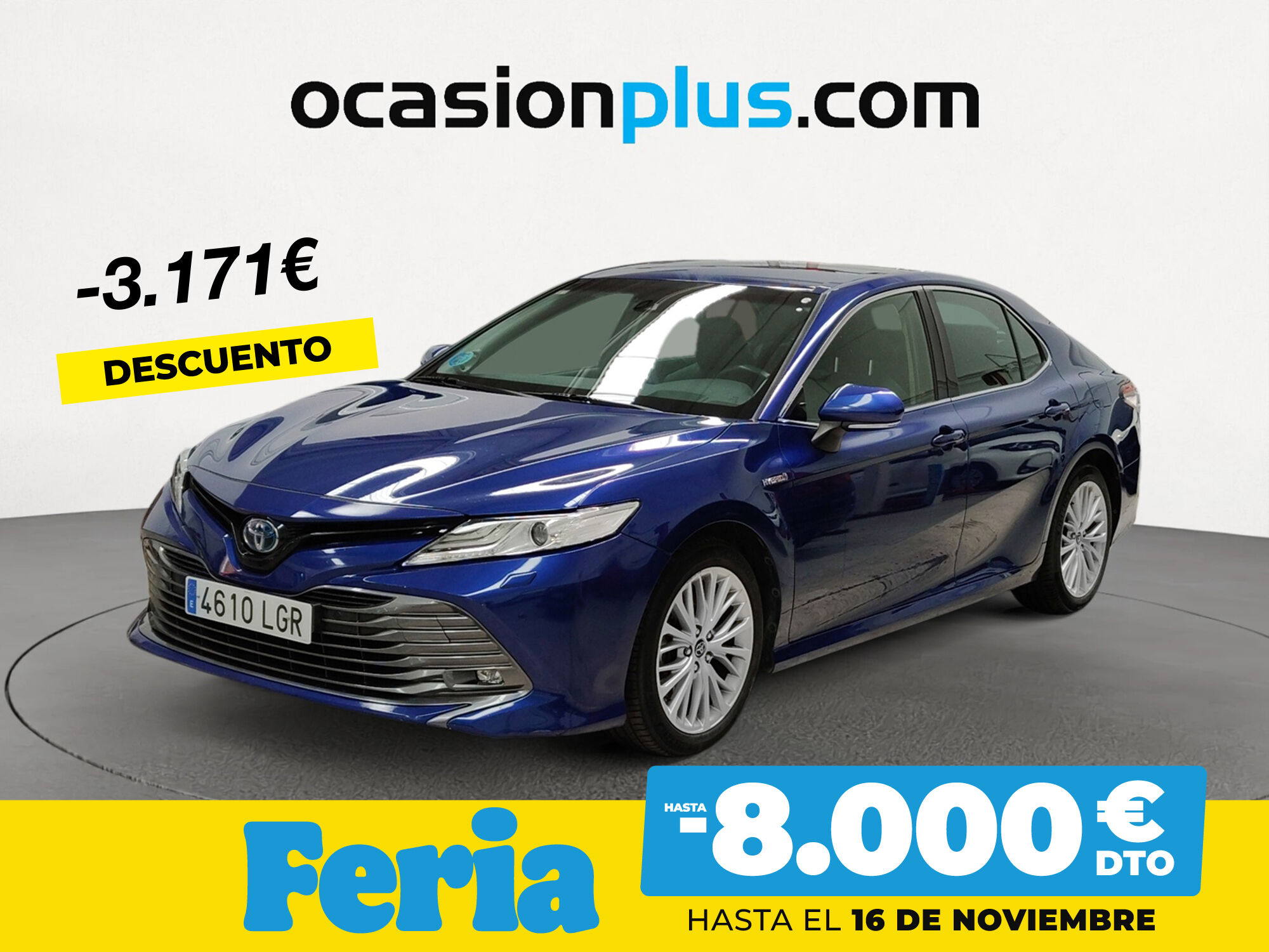 TOYOTA Camry (2.5 220H Luxury 160 kW (218 CV)) en Madrid