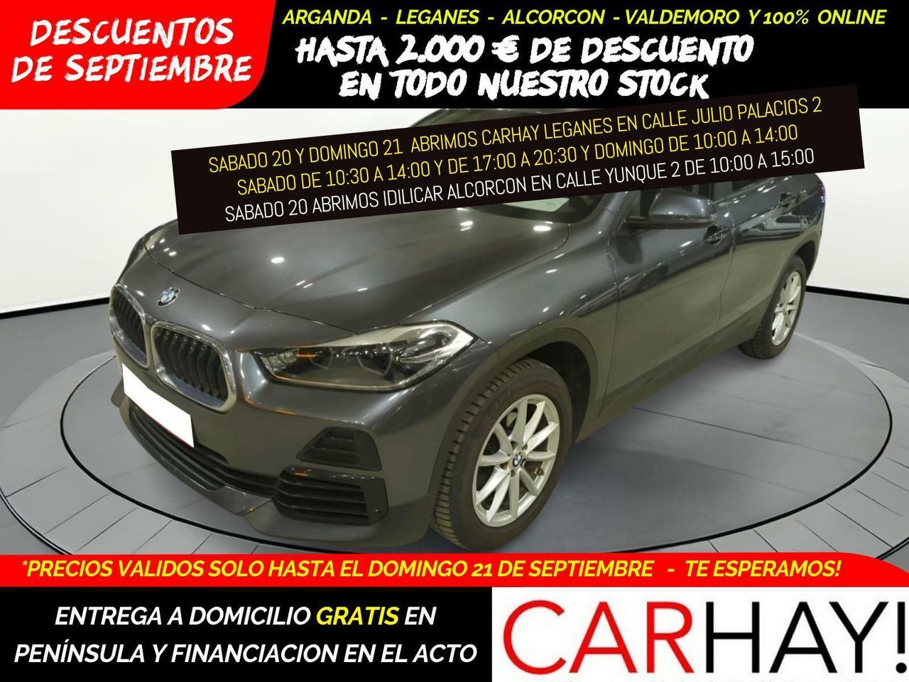 BMW X2 (1.5 D SDRIVE16) en Madrid